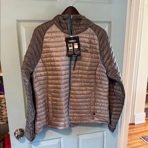 BNWT LL Bean Down Sweater Jacket with Hood
